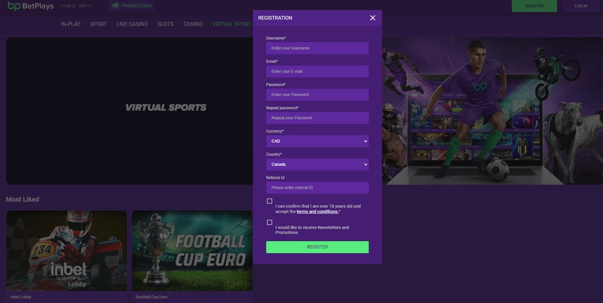 Betplays online casino login